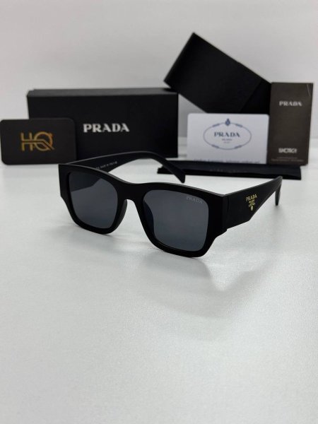 משקפי שמש גבריים של פראדה ( מסגרת שחורה מט )